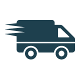 icon of a fast delivery truck