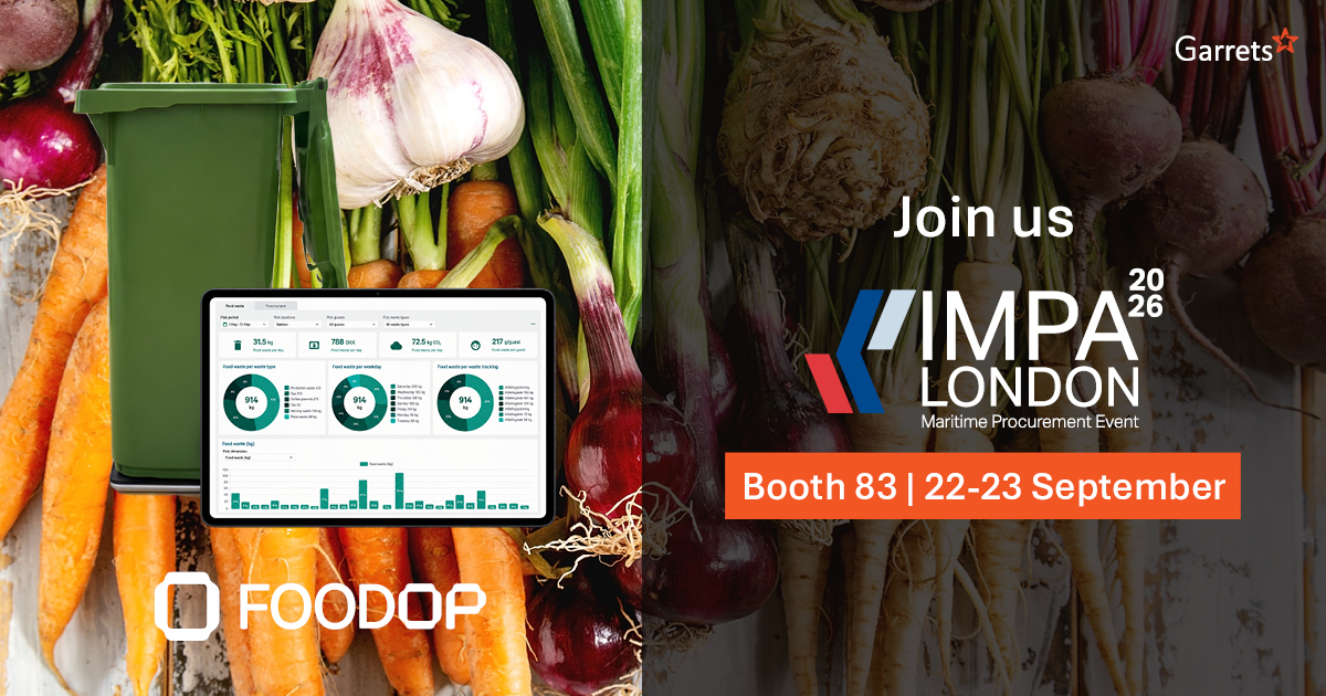 Join Garrets and FoodOp at IMPA London Join Garrets and FoodOp at IMPA London