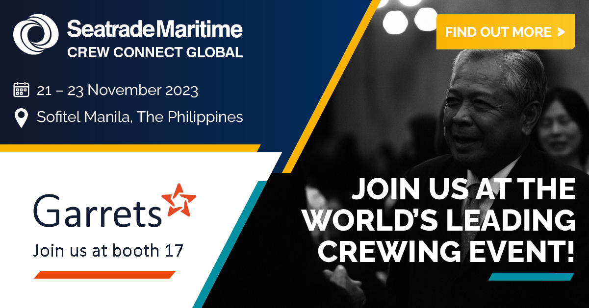 Meet Garrets International at CrewConnect Global at booth 17
