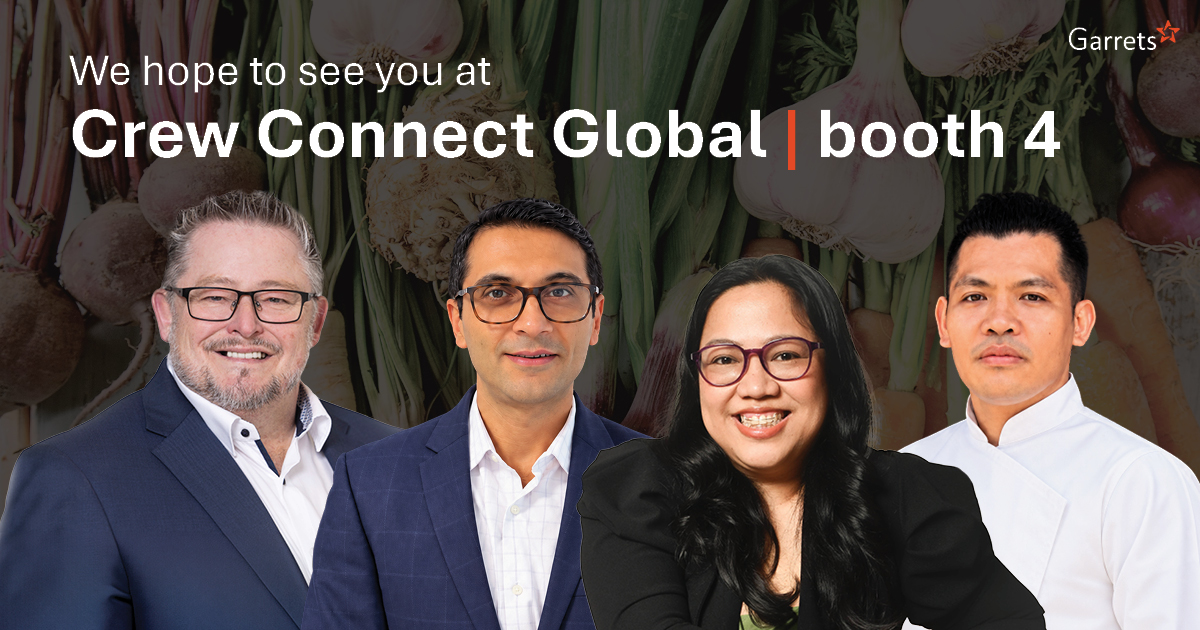 Meet the Garrets team at Crew Connect Global Meet the Garrets team at Crew Connect Global